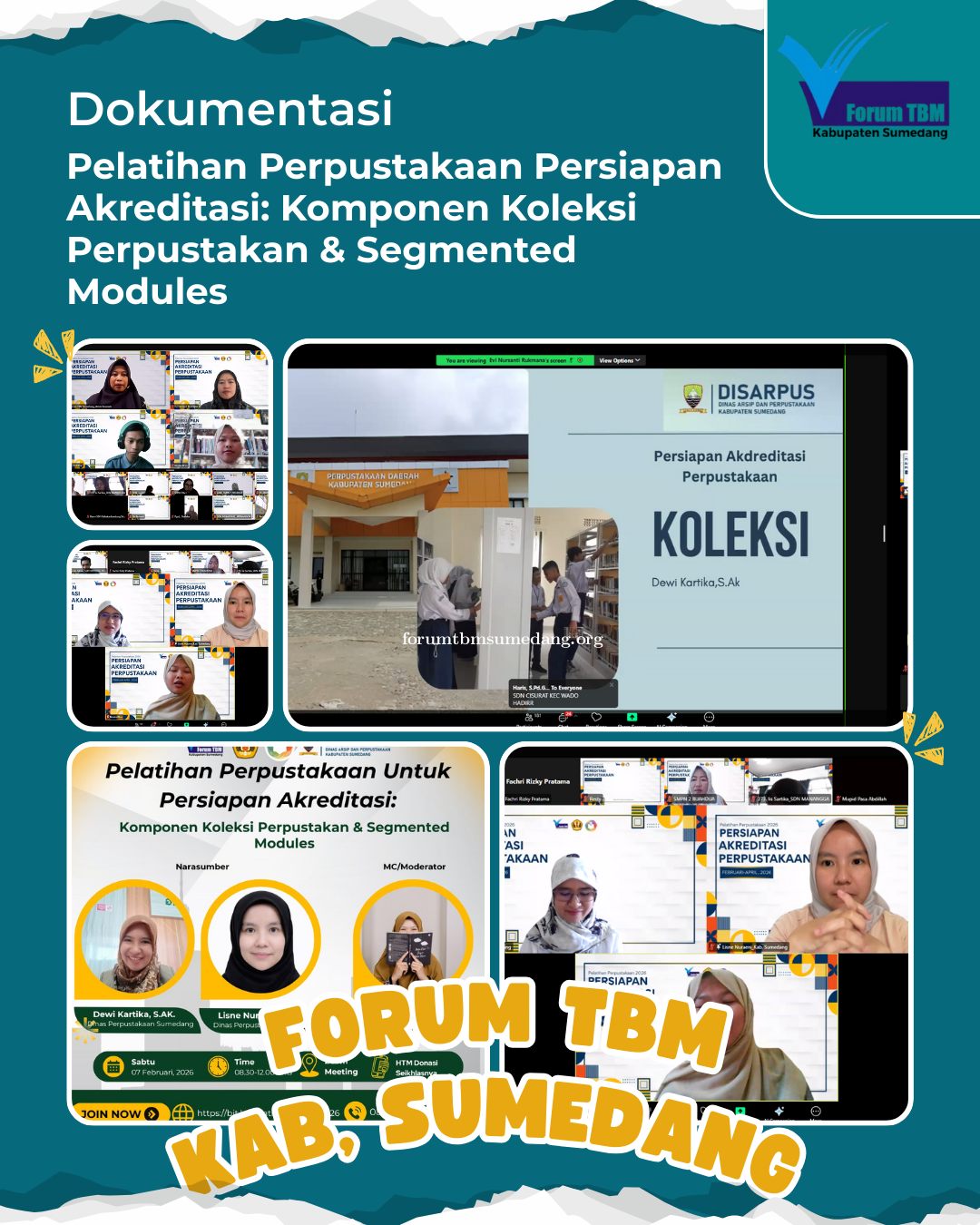  Pelatihan Perpustakaan Persiapan Akreditasi Sesi 1