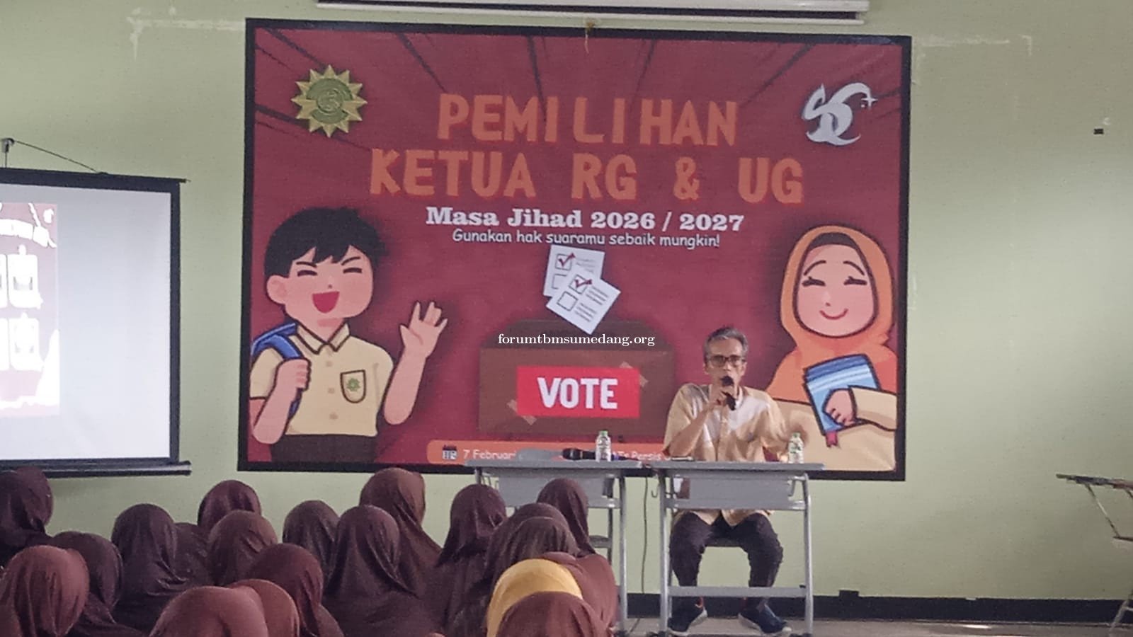 Pemilihan Ketua RG dan UG Baru, MTsS Persis Sumedang Tanamkan Pendidikan Demokrasi Siswa