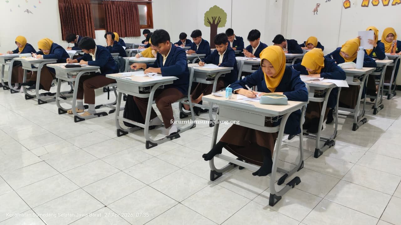 Ujian Madrasah MTsS Persis Sumedang Digelar, 66 Siswa Ikuti Ujian Selama Delapan Hari