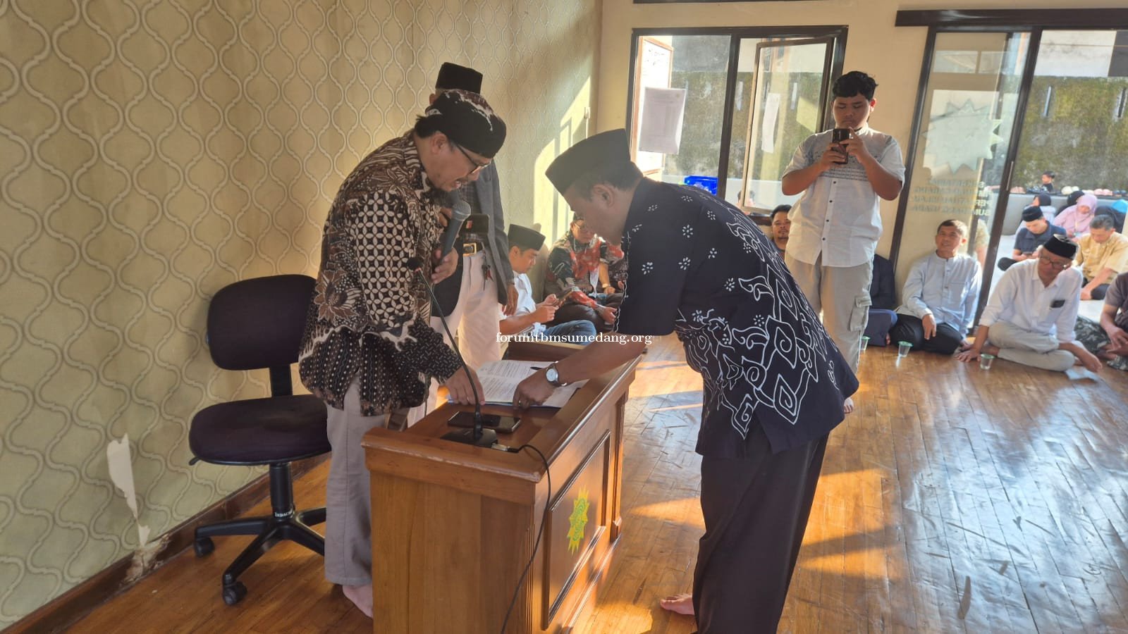 Ketua Bidang Tarbiyah PP Persis Lantik Mudir  Am PPI 377 Sumedang Utara