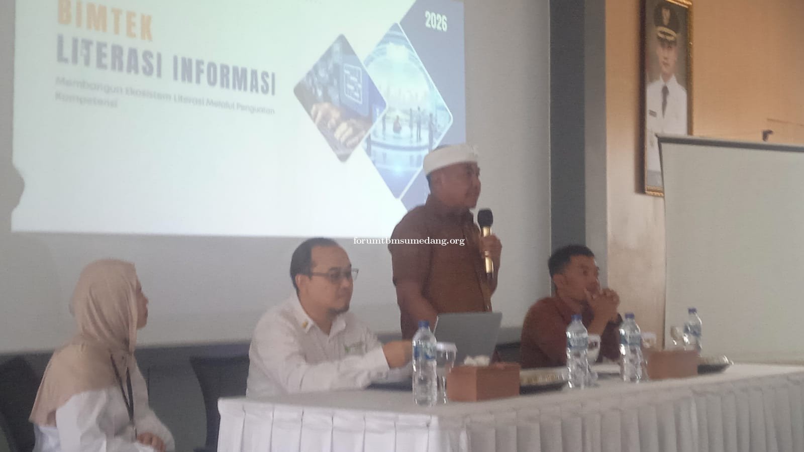 Sambut Hari Perpustakaan dan Arsip, Kepala Disarpus Buka Bimtek Literasi Informasi