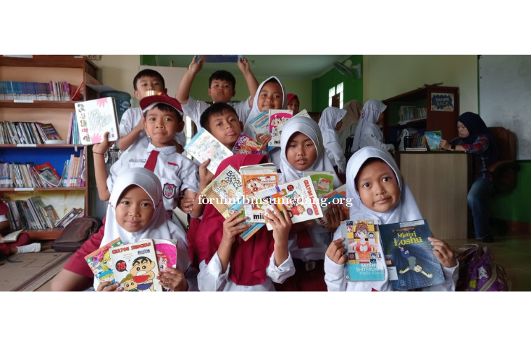 TBM Al-Barokah dan SDN Cibeureum 3 Perkuat Budaya Literasi Anak
